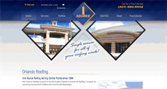 Desktop Screenshot of onesourceroofing.net